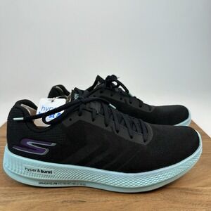New Womens Skechers Go Run Razor + Black Athletic Sneakers Shoes Size 8.5 M